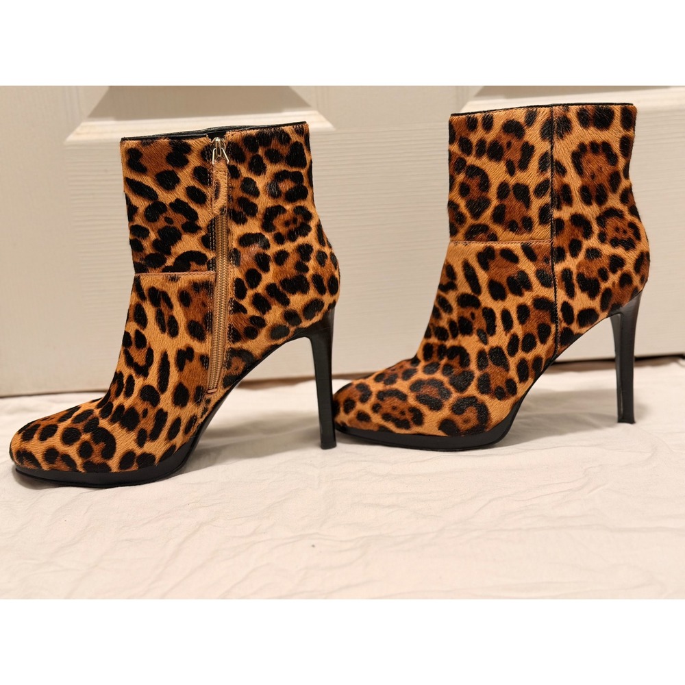 Nine West Leopard Print‎ Querida platform booties - Picture 4 of 9